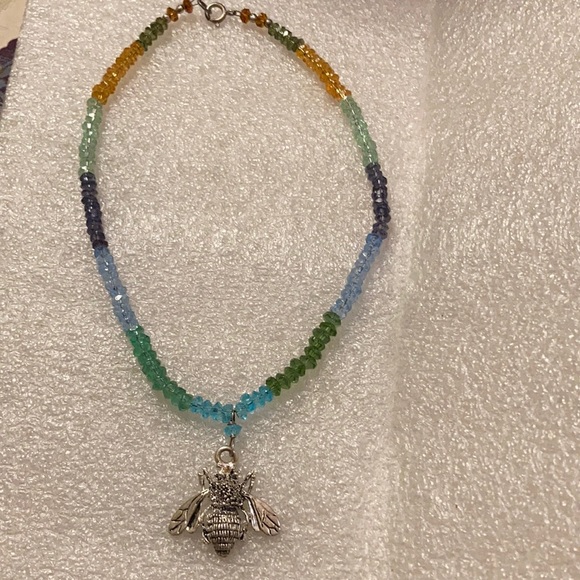 Bee and Crystal Necklace - Picture 2 of 5